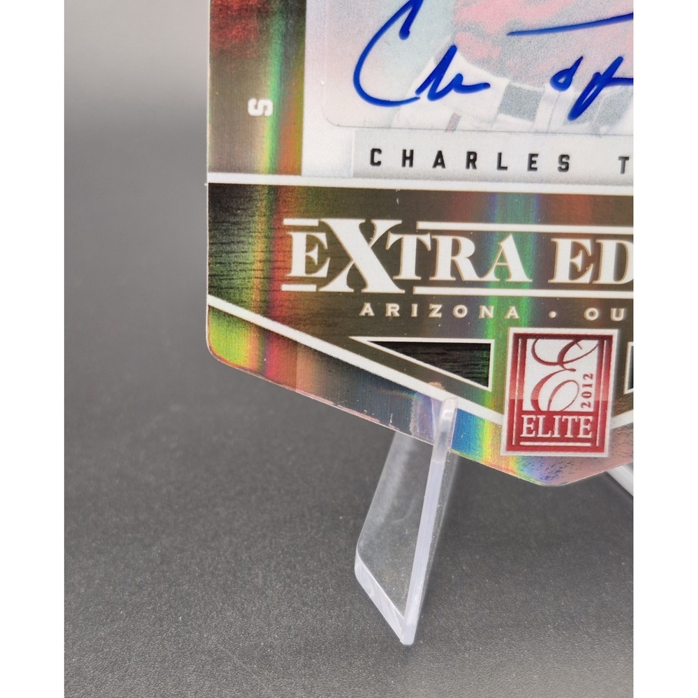2012 Elite Extra Editoon Charles Taylor #50 Die-Cut‎ Auto Gold /5 Cardinals (AU) - Picture 6 of 11